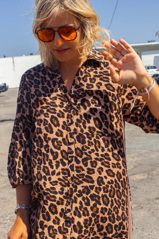 Hazel Dress - Leopard
