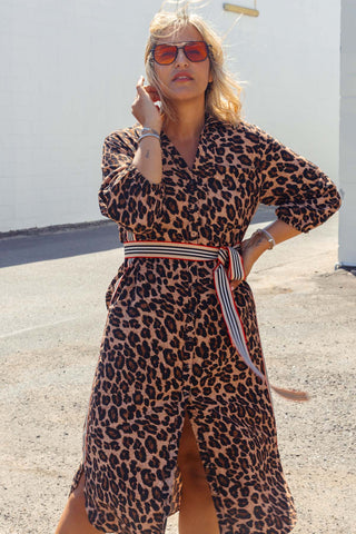 Hazel Dress - Leopard