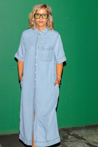 Classic Denim Shirt Dress