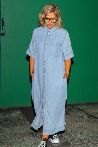 Classic Denim Shirt Dress