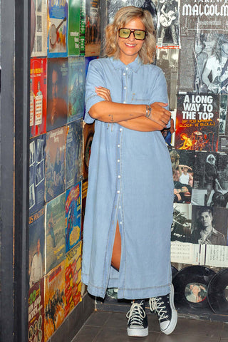 Classic Denim Shirt Dress