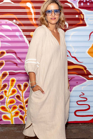 Imogen Dress - Latte