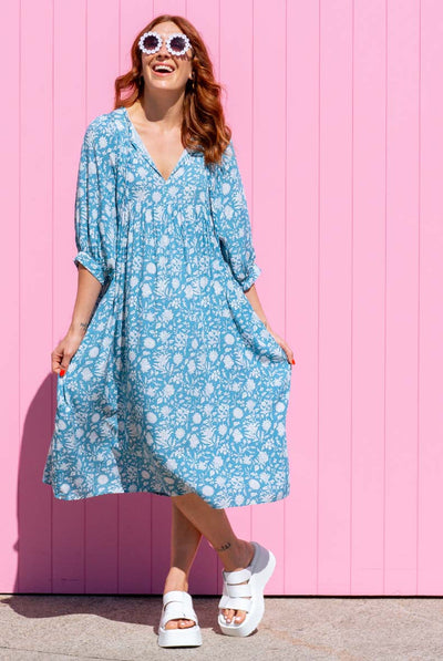 Bindii Dress - Blue