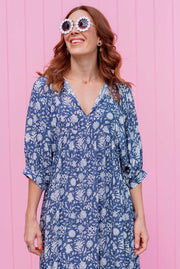 Bindii Dress - Navy