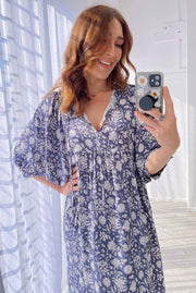 Bindii Dress - Navy