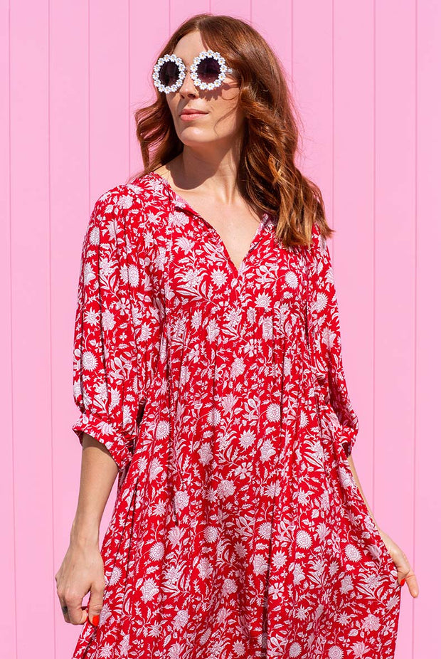 Bindii Dress - Red