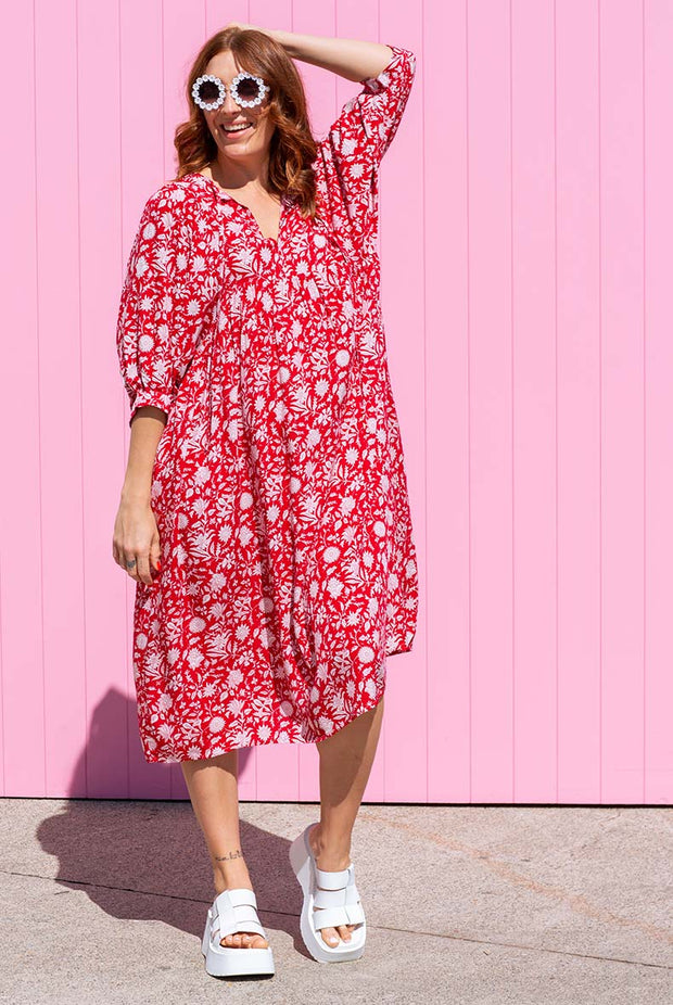 Bindii Dress - Red