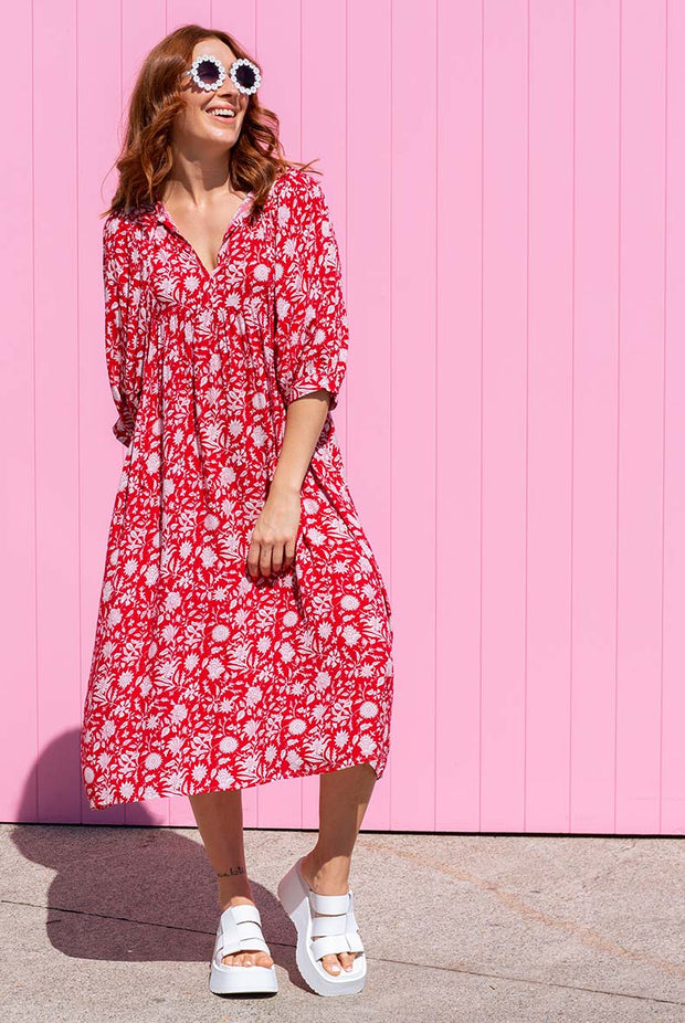 Bindii Dress - Red