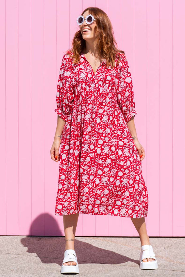 Bindii Dress - Red
