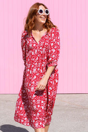 Bindii Dress - Red