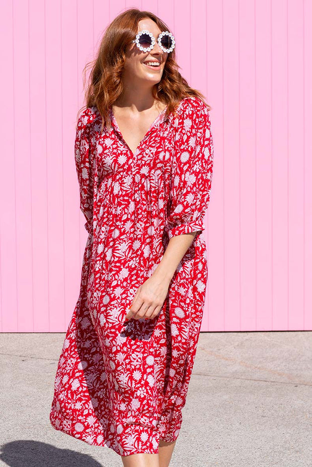 Bindii Dress - Red