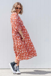 Bindii Dress - Rust