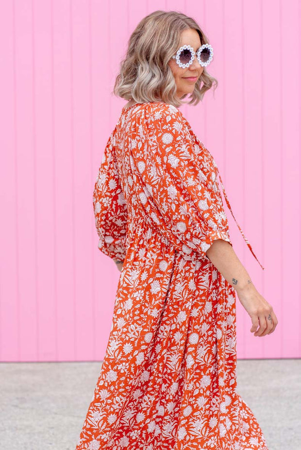 Bindii Dress - Rust