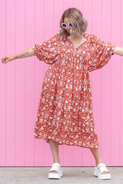Bindii Dress - Rust