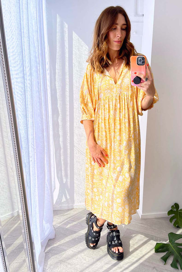 Bindii Dress - Yellow