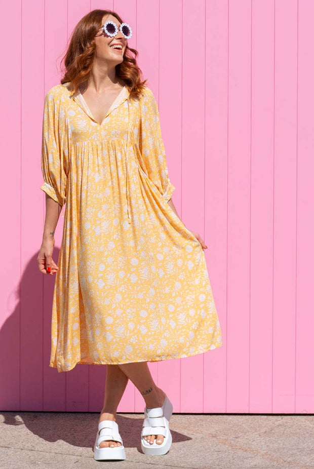 Bindii Dress - Yellow