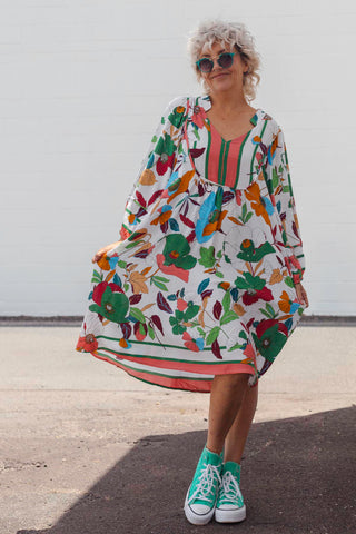 Jesse Dress - Flower Garden