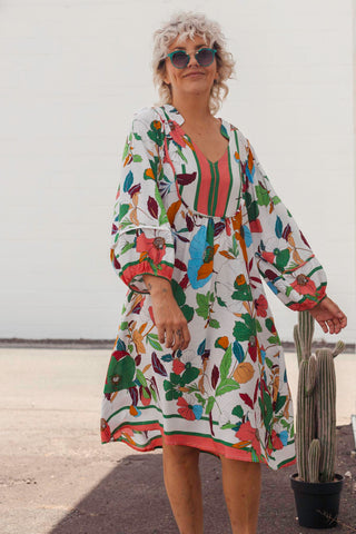 Jesse Dress - Flower Garden