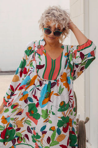 Jesse Dress - Flower Garden