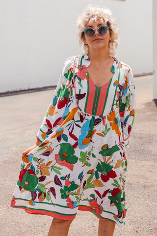 Jesse Dress - Flower Garden