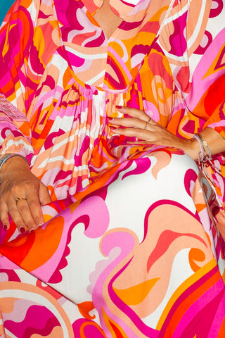 Juno Dress - Flower Child Pink