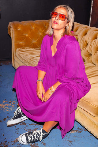 Juno Dress - Magenta
