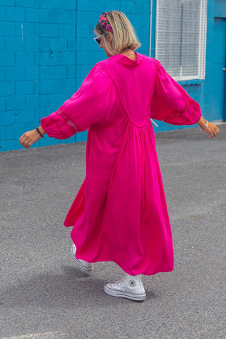 Juno Dress - Hot Pink