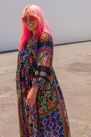 Juno Dress - Paisley Jungle