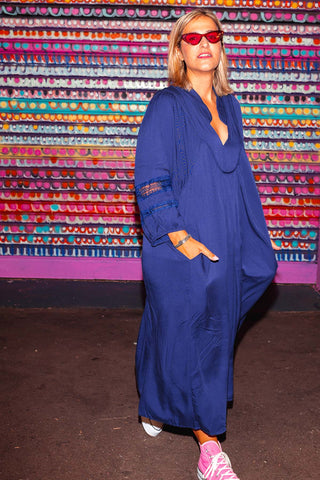 Juno Dress - Navy
