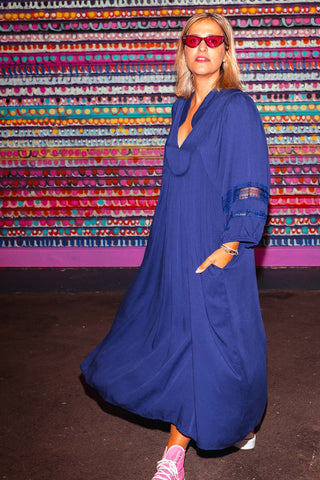 Juno Dress - Navy