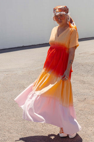 Kai Dress - Ombre Sunset