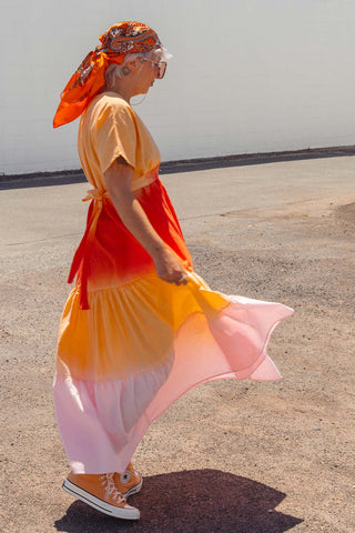 Kai Dress - Ombre Sunset