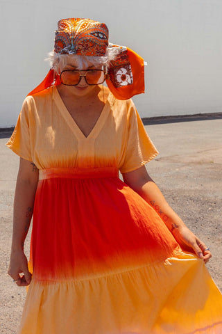 Kai Dress - Ombre Sunset