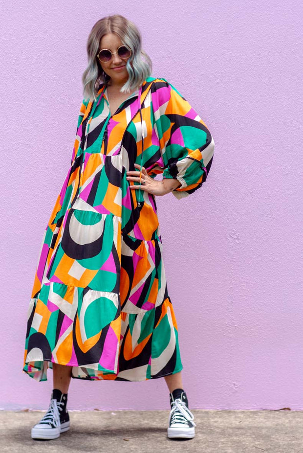 Kaleidoscope Boho Maxi - Green