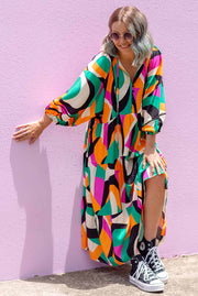 Kaleidoscope Boho Maxi - Green