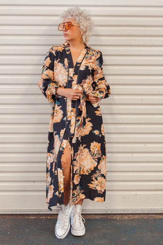 Kimba Dress - Black Floral