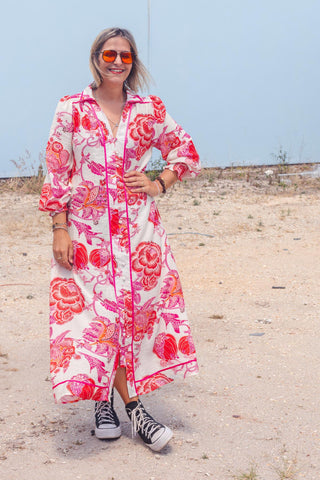 Kimba Dress - Dahlia Pink