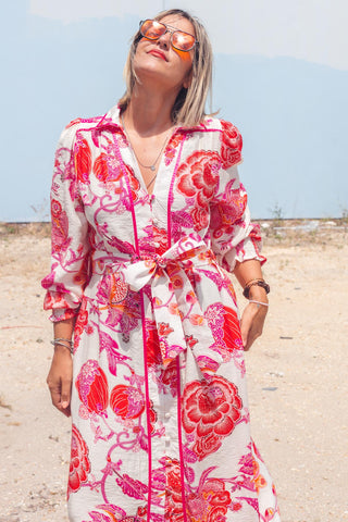 Kimba Dress - Dahlia Pink