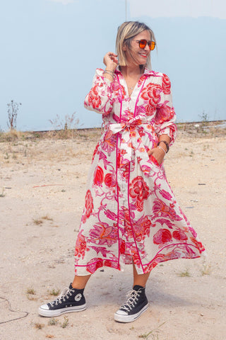 Kimba Dress - Dahlia Pink