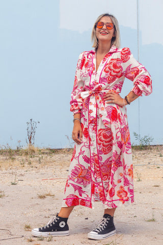 Kimba Dress - Dahlia Pink