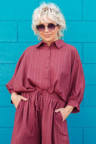 Kyoto Shirt - Wine
