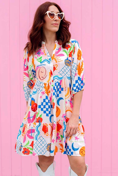 Labyrinth Dress - Off White