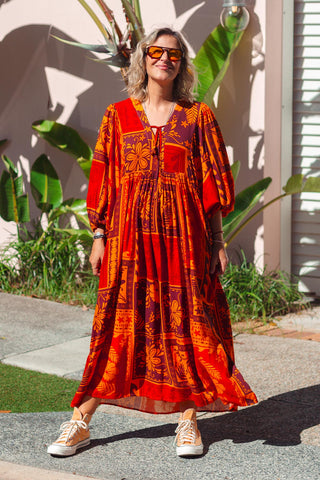 Lani Dress - Autumn Patch