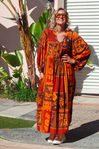 Lani Dress - Autumn Patch