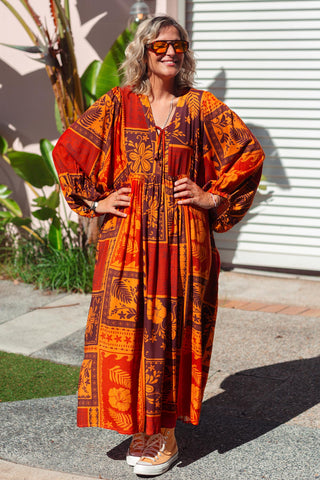 Lani Dress - Autumn Patch