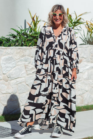 Lani Dress - Monochrome