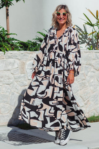 Lani Dress - Monochrome