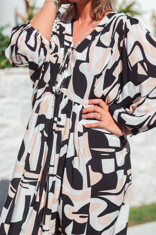 Lani Dress - Monochrome