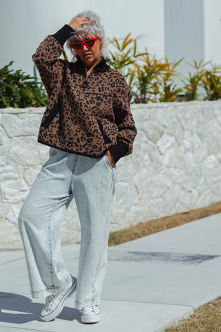 Leopard Bomber - Dark