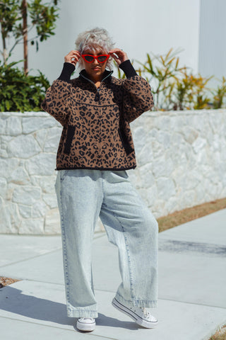 Leopard Bomber - Dark